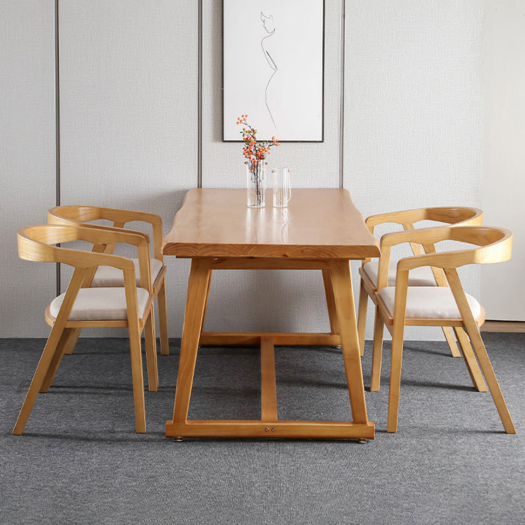 Modern 1/2/3/5 Pieces Dining Set Rectangle Dining Room Table Set