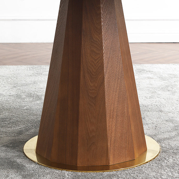 Modern 1/4/5/7 Pieces Dining Set Solid Wood Base Dining Room Set for Home Use