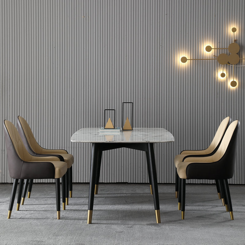 1/2/4/5/7 Pieces Modern Dining Room Set with Rectangle Table Dining Set