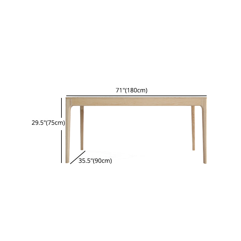 Modern 1/4/5 Pieces Dining Set Ash Wood Dining Table set with Windsor Chairs