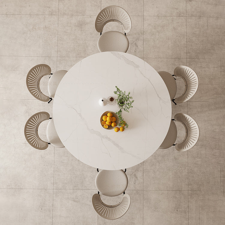 Sillas sin brazos de comedor modernas Sillas laterales de comedor interior con patas de metal