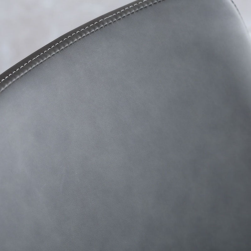 Cuir de style contemporain dinant des chaises de bras solides de cuisine de chaises