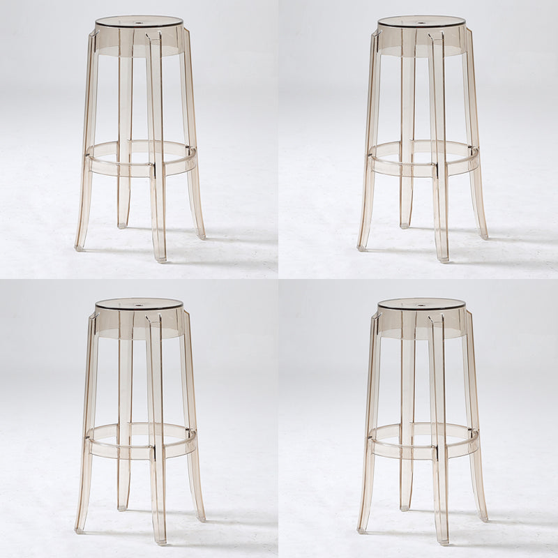 Contemporary Stackable Counter Stools Armless Indoor Bar Stool