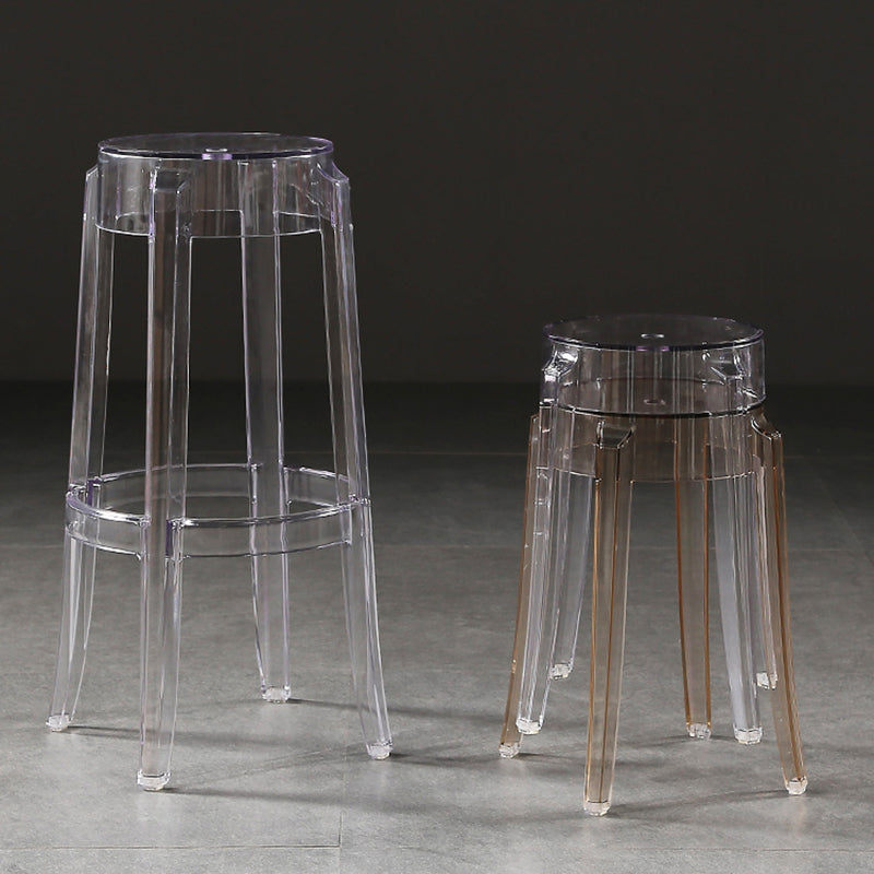Contemporary Stackable Counter Stools Armless Indoor Bar Stool