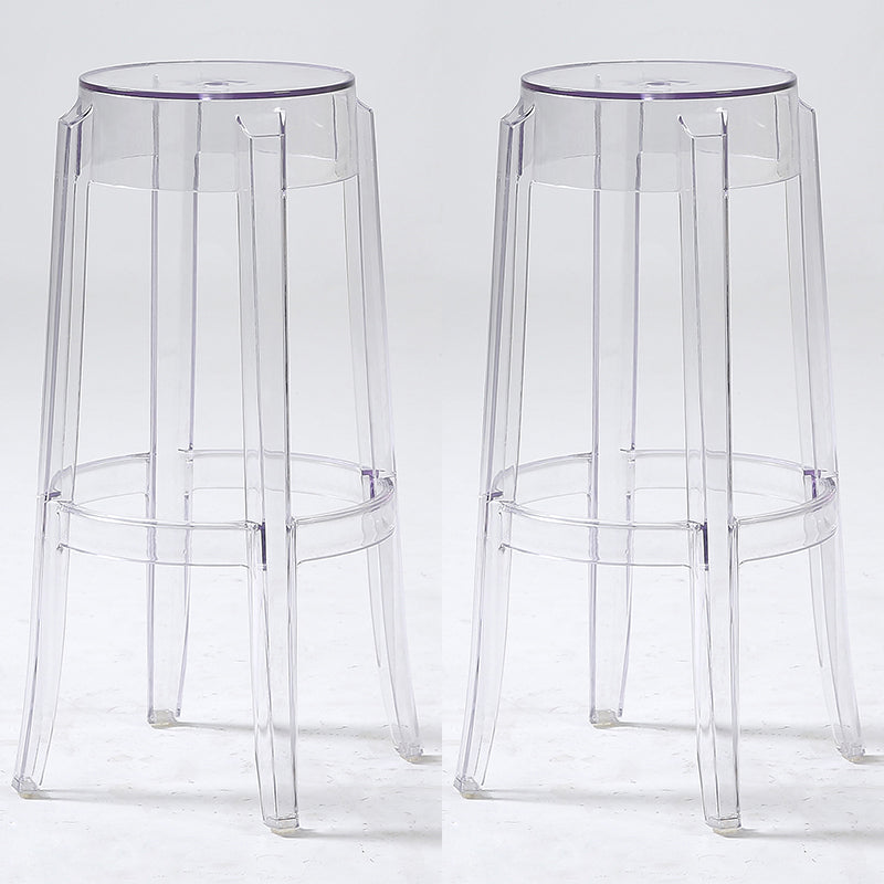 Contemporary Stackable Counter Stools Armless Indoor Bar Stool