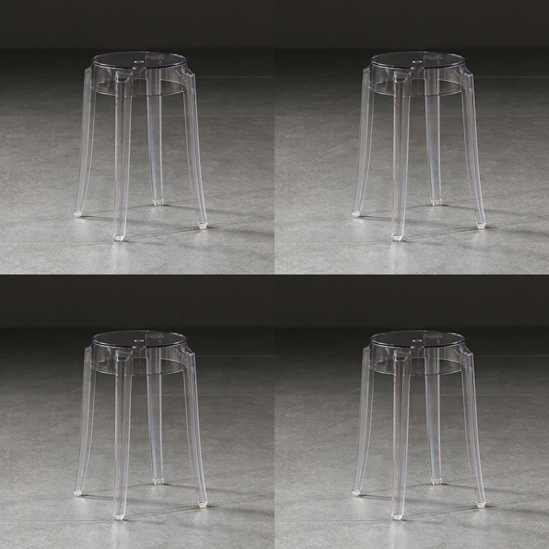 Contemporary Stackable Counter Stools Armless Indoor Bar Stool