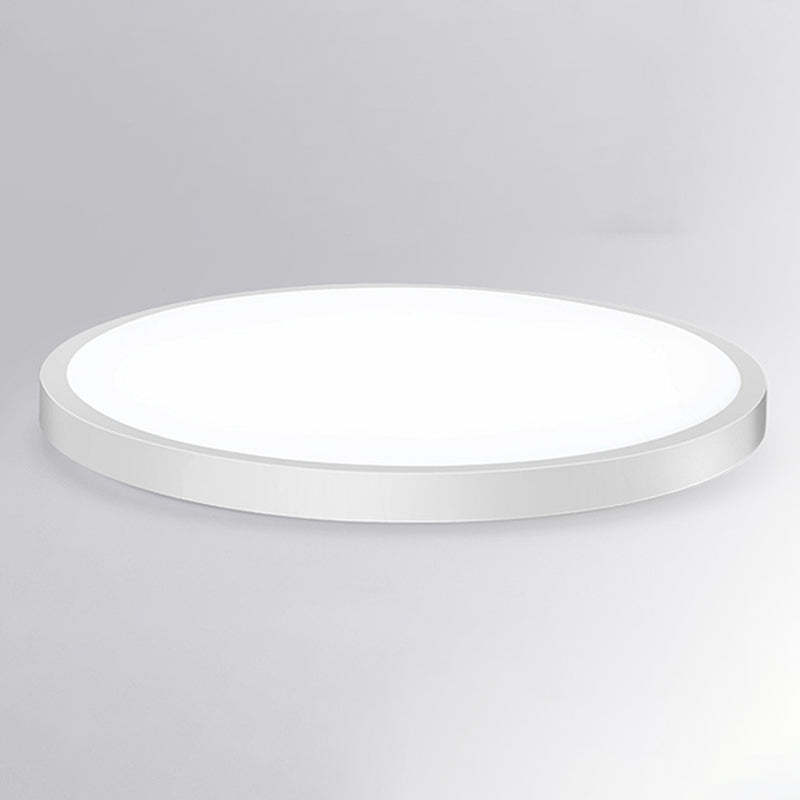 Plafonnier LED de forme ronde en fer moderne, 1 lumière, encastré, pour balcon, chambre à coucher