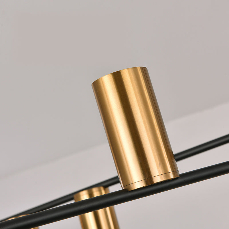 Modern Cylinder Island Lighting Fixtures Metal Pendant Lighting