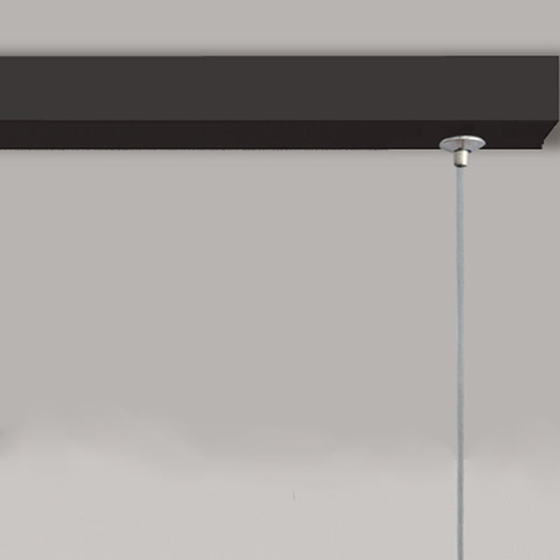 Ideas de iluminación de isla lineal Iluminación colgante de 2 luces de metal contemporáneo