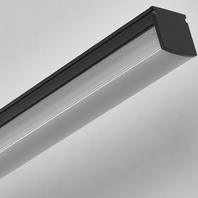 Linear Shape Metal Mirror Wall Lighting Modern 1-Light Wall Mounted Lighting