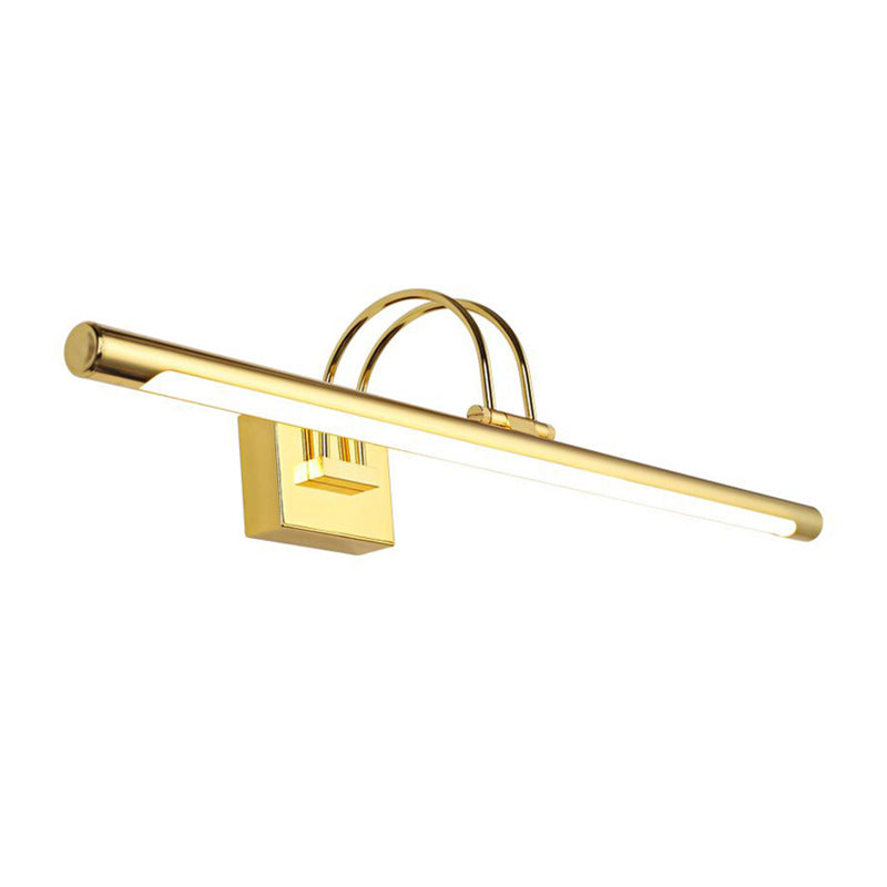 Lineaire vorm metalen spiegel Wandverlichting Moderne 1-licht wandgemonteerde verlichting