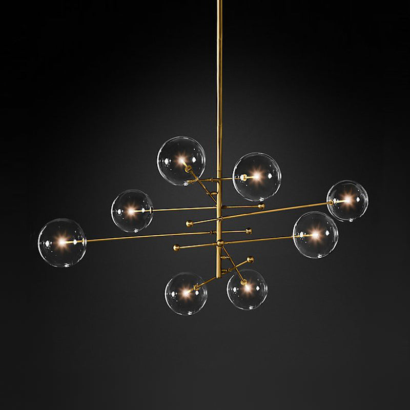 Globe Pendant Lights Modernism Glass Pendant Lighting Fixtures for Living Room