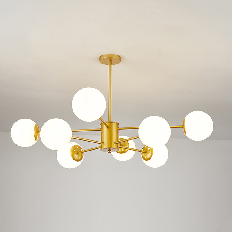 Globe Pendant Lights Modernism Glass Pendant Lighting Fixture for Living Room