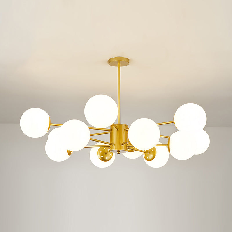 Globe Pendant Lights Modernism Glass Pendant Lighting Fixture for Living Room