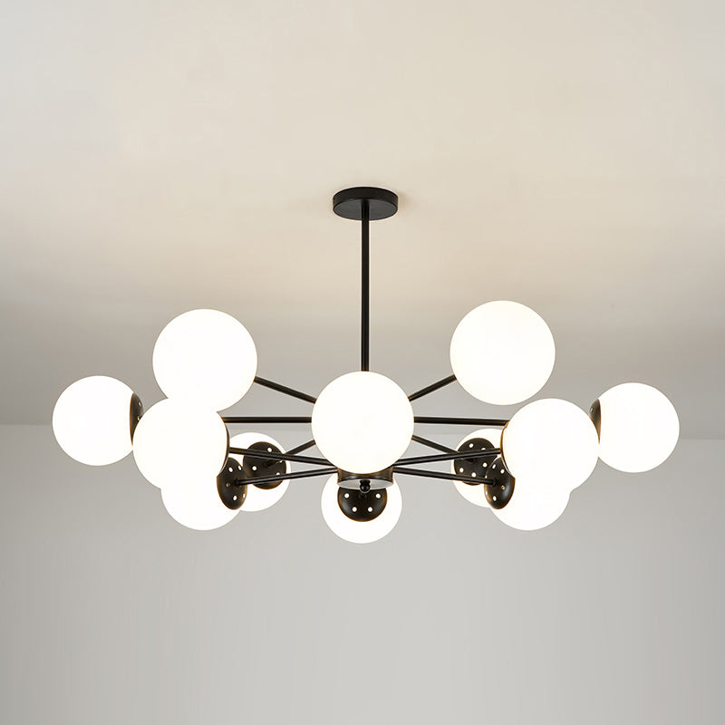 Globe Pendant Lights Modernism Glass Pendant Lighting Fixture for Living Room