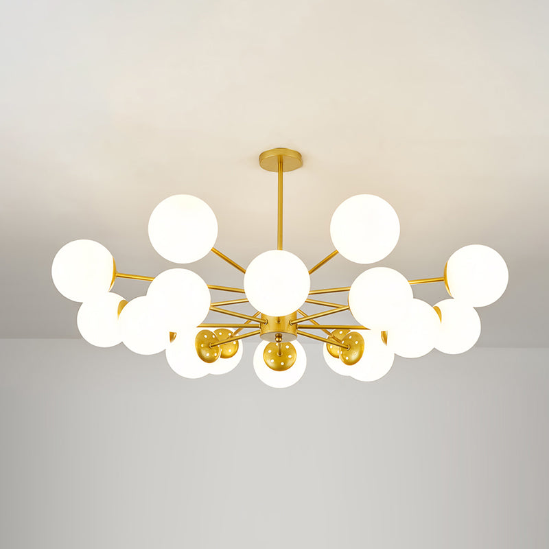 Globe Pendant Lights Modernism Glass Pendant Lighting Fixture for Living Room