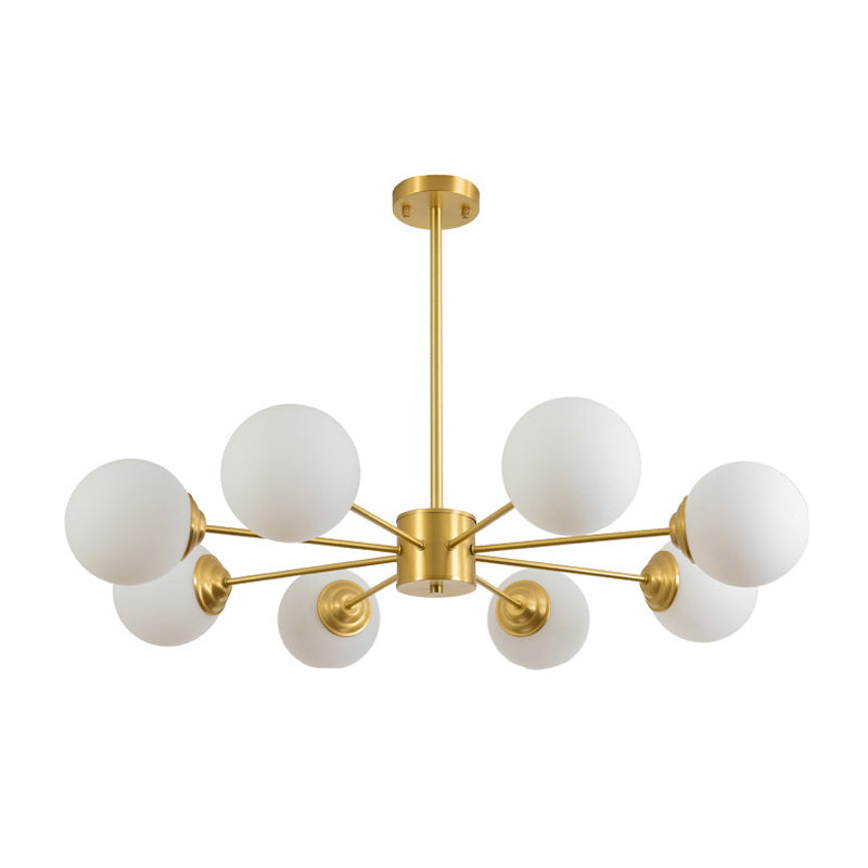 Globe Pendant Lights Modernism Glass Pendant Lighting Fixture for Living Room