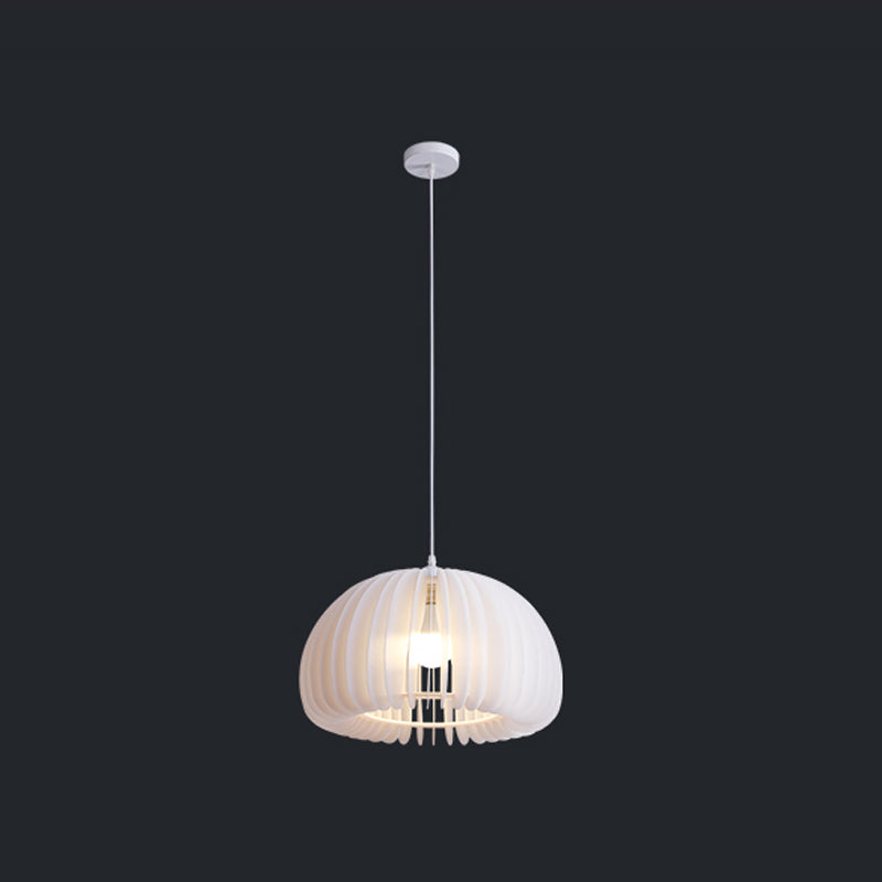 Forme de citrouille de style moderne Hanging Sconce Metal 1 Pendante lumineuse pour salle à manger