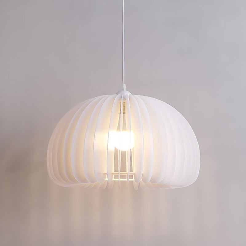 Forme de citrouille de style moderne Hanging Sconce Metal 1 Pendante lumineuse pour salle à manger