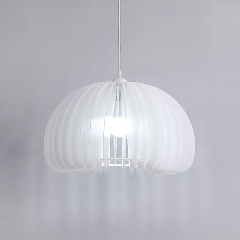 Forme de citrouille de style moderne Hanging Sconce Metal 1 Pendante lumineuse pour salle à manger