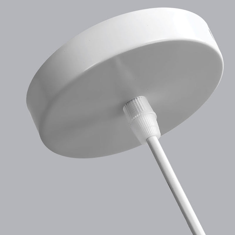 Forme de citrouille de style moderne Hanging Sconce Metal 1 Pendante lumineuse pour salle à manger