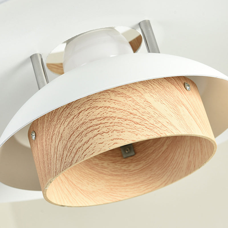 Éclairage suspendu de forme unique Métal de style moderne 1 pendentif léger avec bois