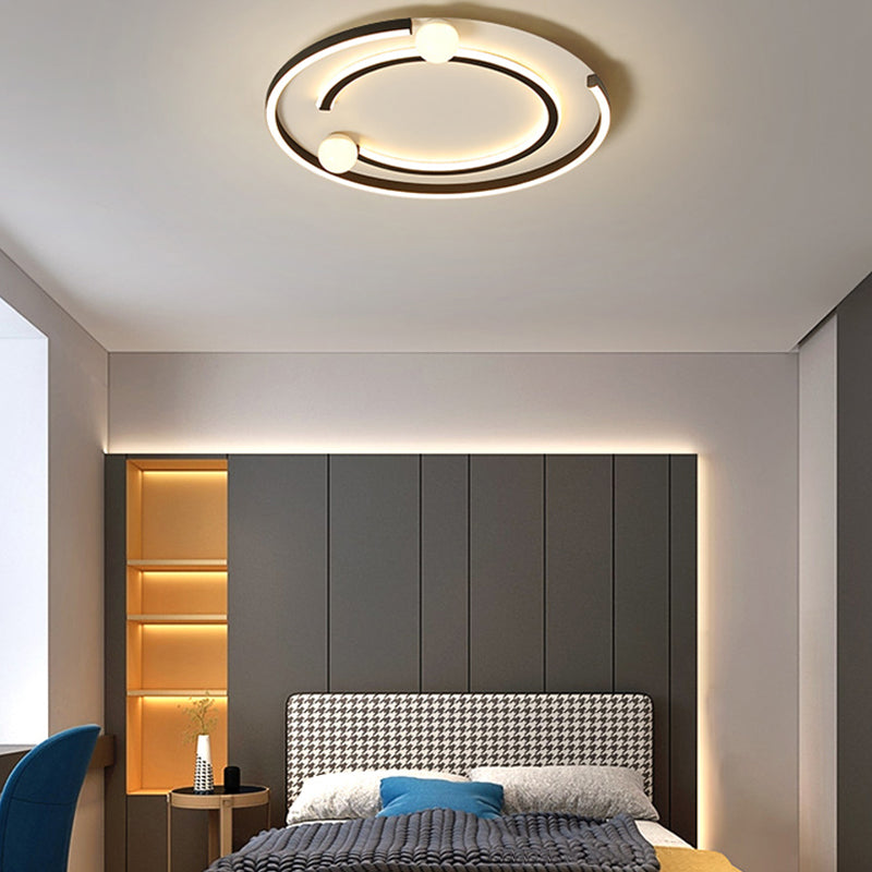 4 Lights Simplicity Flush Mount Lighting LED Flush Mounted Ceiling Lights for Dining Room