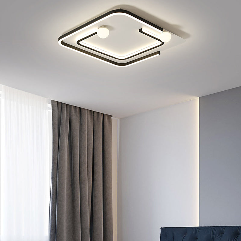 Illuminazione da incasso a 4 luci Semplicità Plafoniere a LED da incasso per sala da pranzo