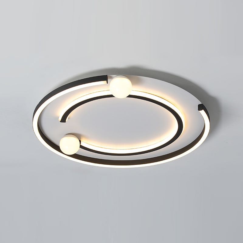 4 Lights Simplicity Flush Mount Lighting LED Flush Mounted Ceiling Lights for Dining Room
