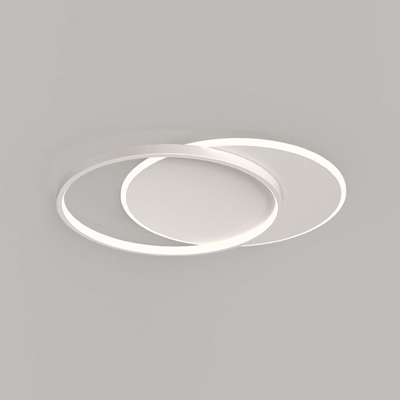 White Simplicity Flush Mount Lighting LED Flush Mounted Ceiling Lights for Dining Room