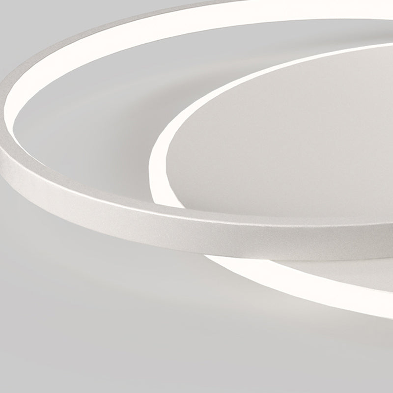 White Simplicity Flush Mount Lighting LED Flush Mounted Ceiling Lights for Dining Room