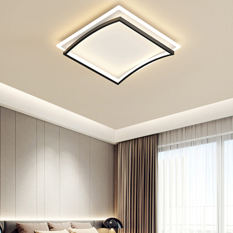 Iluminación de montaje empotrado Simplicity con luces de techo LED empotradas con pantalla acrílica