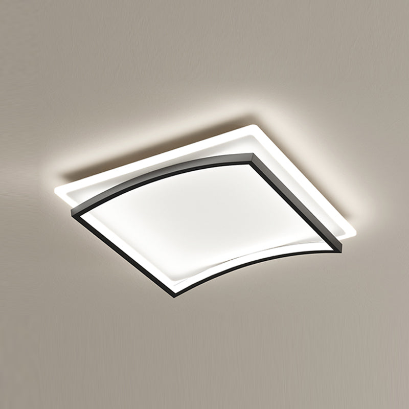Iluminación de montaje empotrado Simplicity con luces de techo LED empotradas con pantalla acrílica