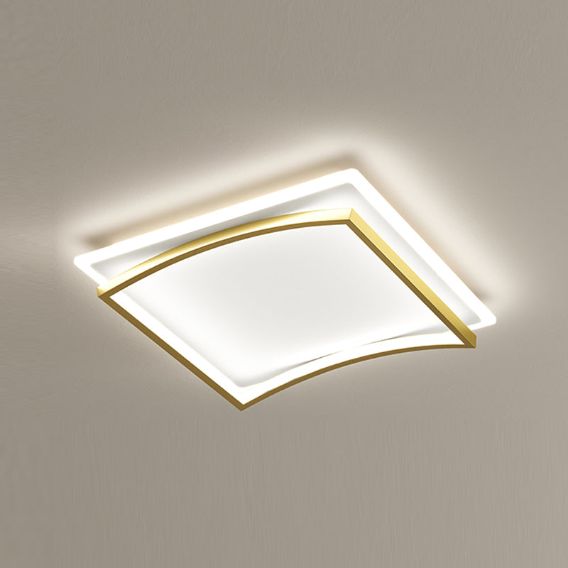 Iluminación de montaje empotrado Simplicity con luces de techo LED empotradas con pantalla acrílica