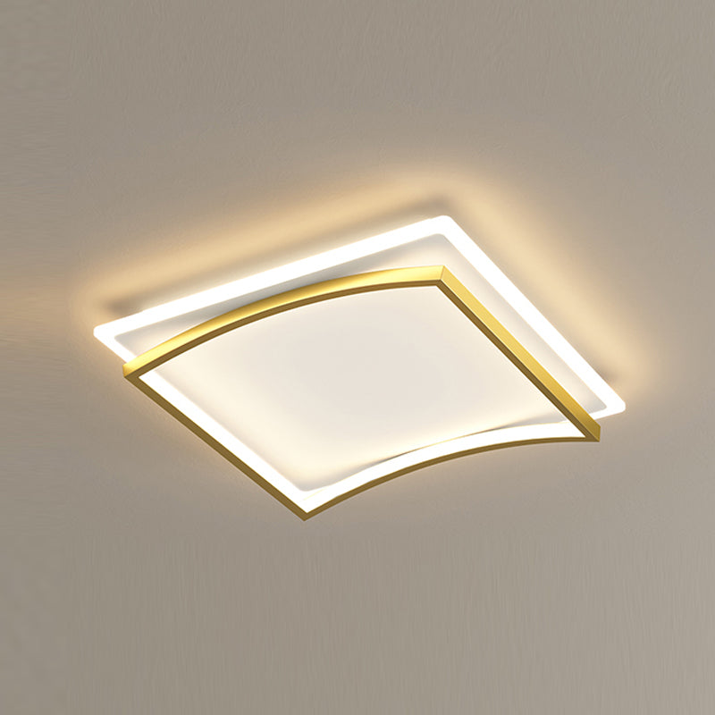 Iluminación de montaje empotrado Simplicity con luces de techo LED empotradas con pantalla acrílica