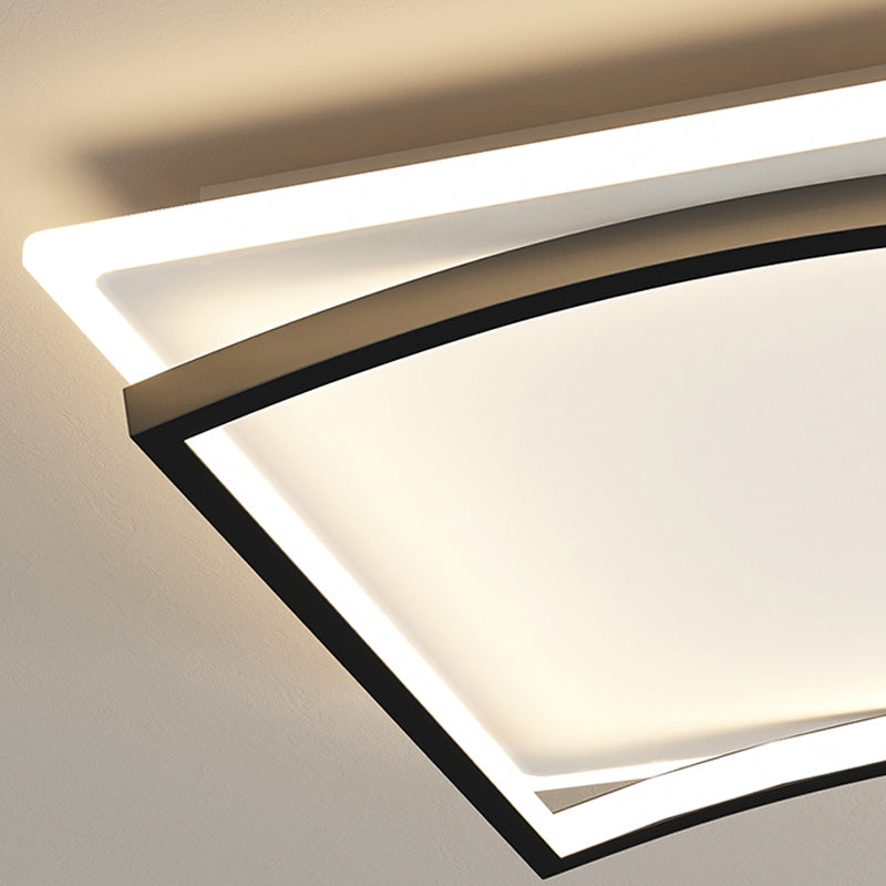 Iluminación de montaje empotrado Simplicity con luces de techo LED empotradas con pantalla acrílica