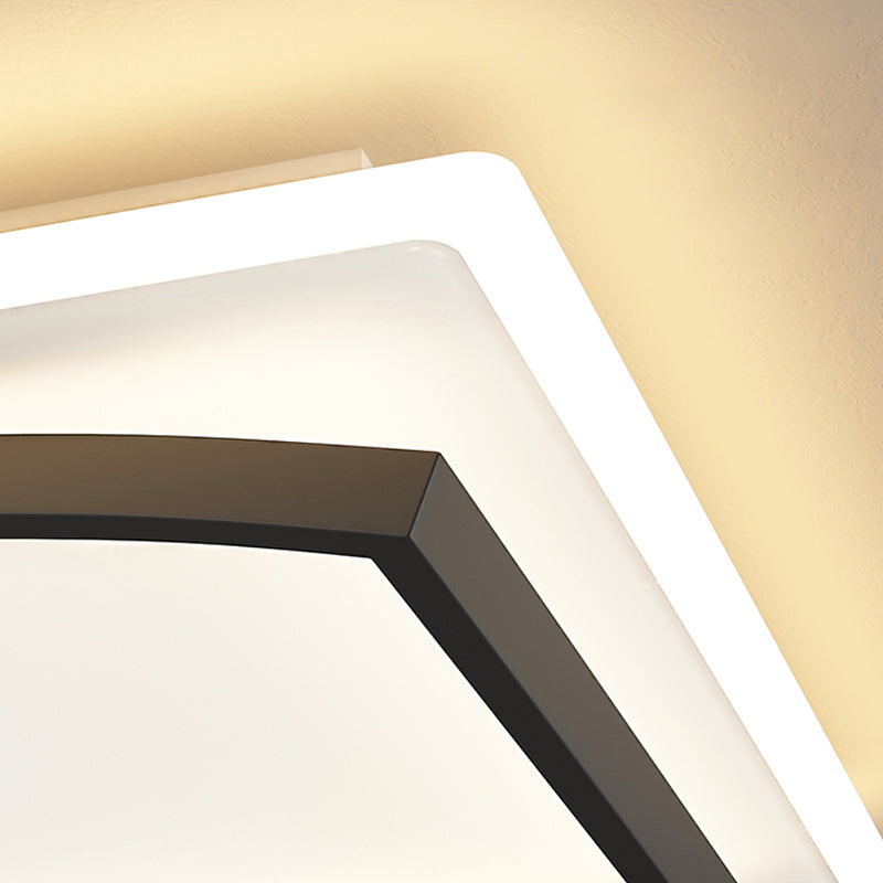 Iluminación de montaje empotrado Simplicity con luces de techo LED empotradas con pantalla acrílica