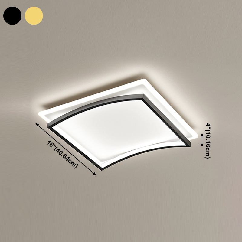 Iluminación de montaje empotrado Simplicity con luces de techo LED empotradas con pantalla acrílica