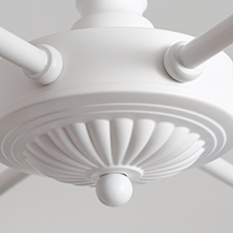 Modern Style Chandelier Light Nordic Macaron Metal Pendant Light for Living Room