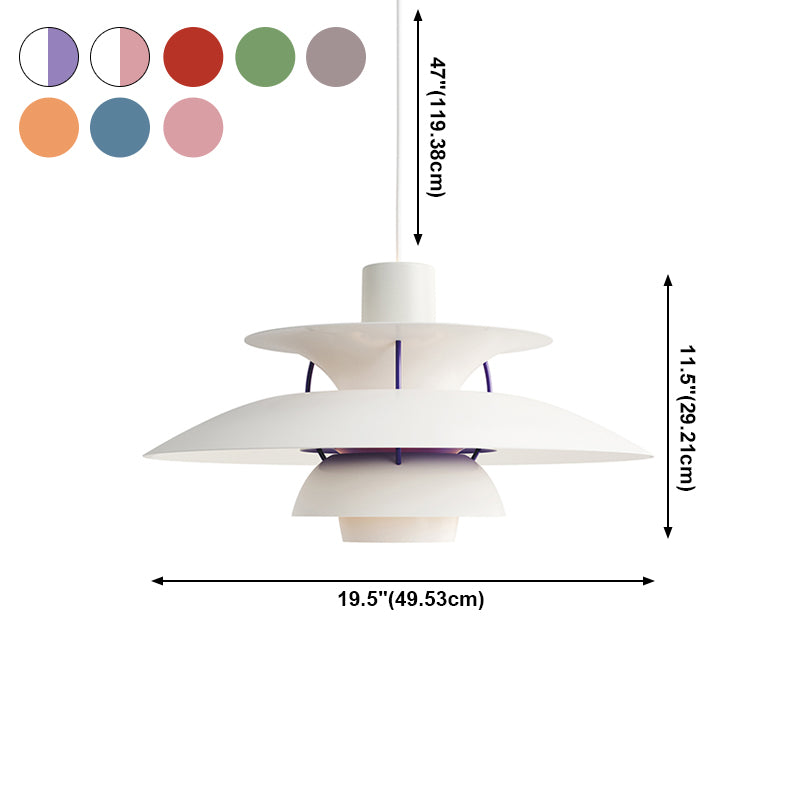 Luminaire pendentif contemporain simple luminaire suspendu pour le café du salon