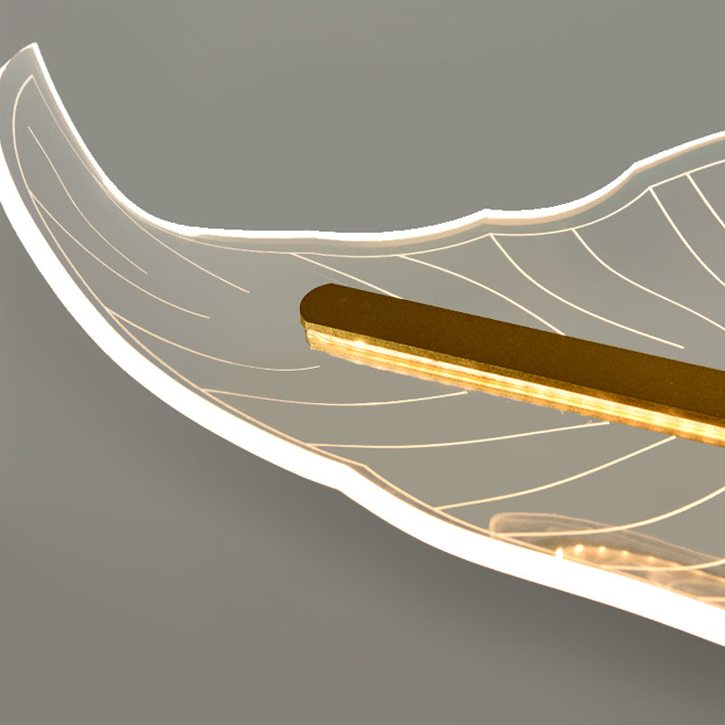 Moderne Inselanhänger Lampen 1-Licht-Restaurant Hängende Leuchten mit Acrylschatten