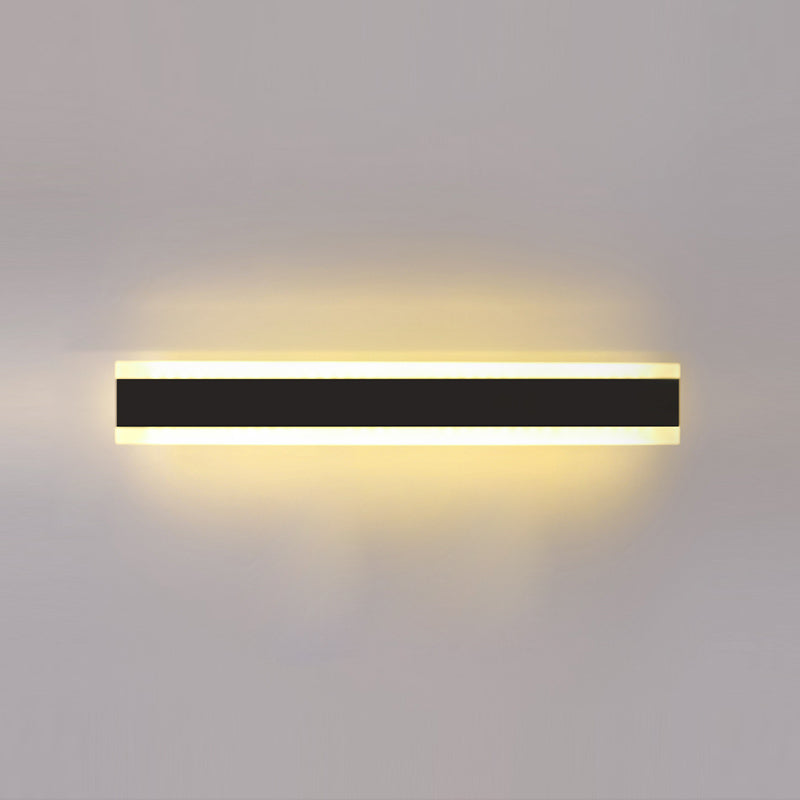 Nordic Style Wandleuchte gerade LED -Wandleuchte mit Metall für Hotel