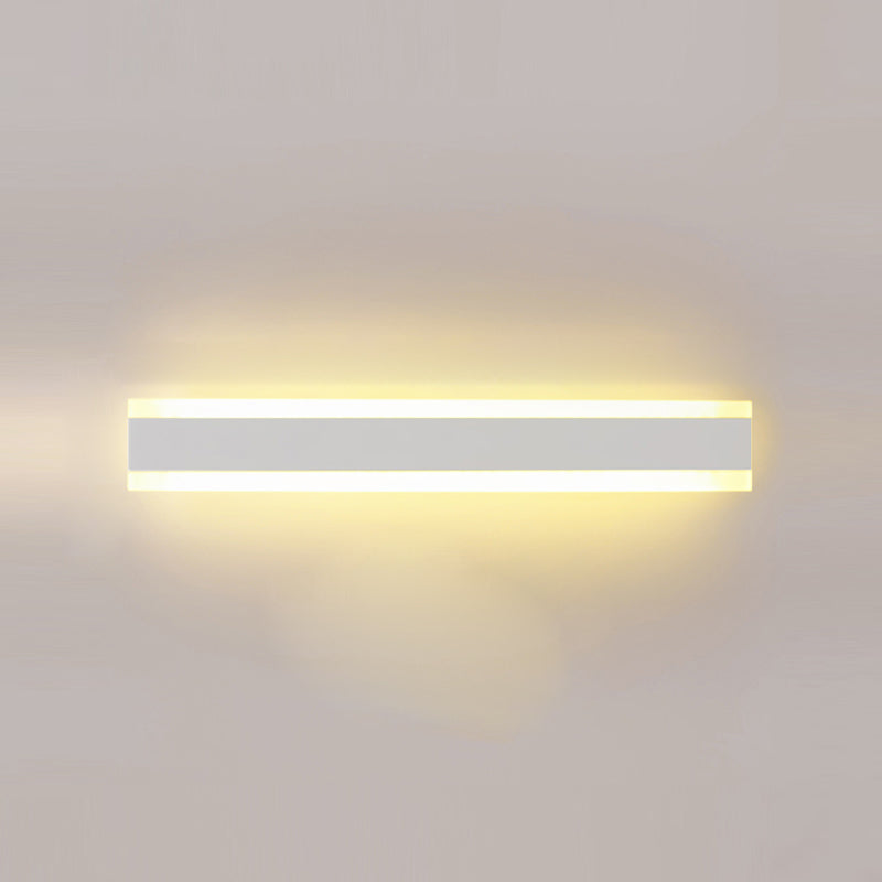 Nordic Style Wandleuchte gerade LED -Wandleuchte mit Metall für Hotel