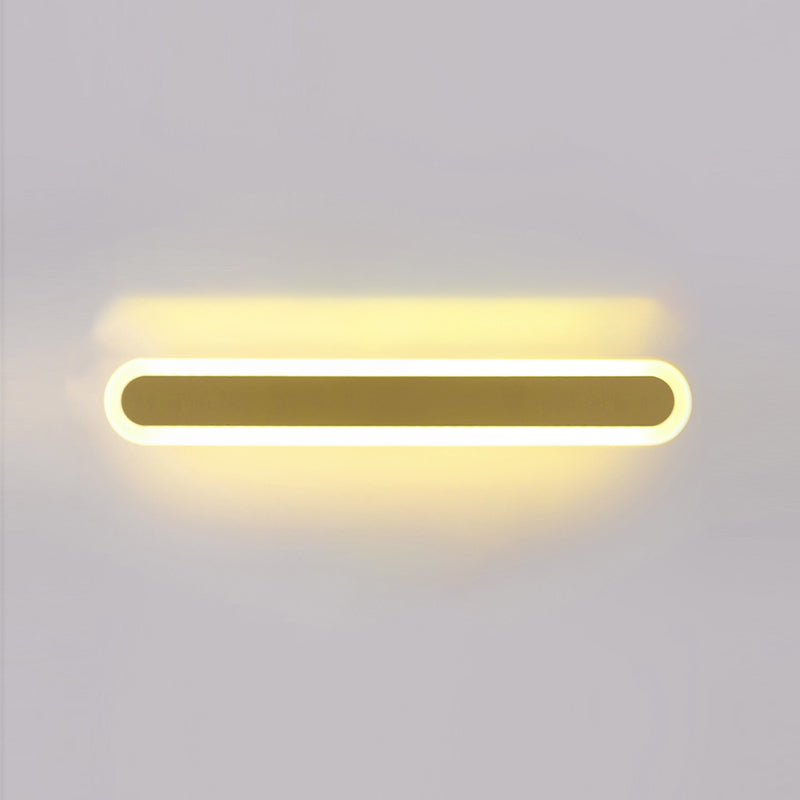 Nordic Style Wandleuchte gerade LED -Wandleuchte mit Metall für Hotel