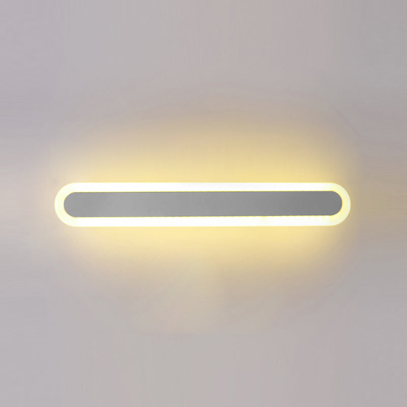 Nordic Style Wandleuchte gerade LED -Wandleuchte mit Metall für Hotel