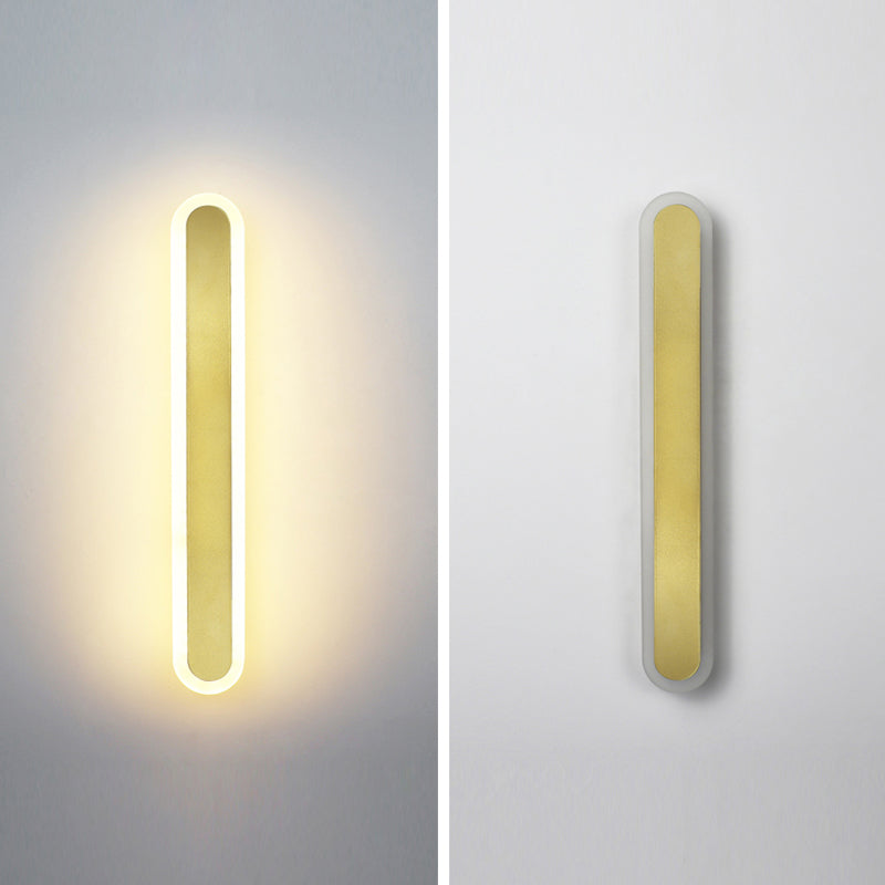 Nordic Style Wandleuchte gerade LED -Wandleuchte mit Metall für Hotel