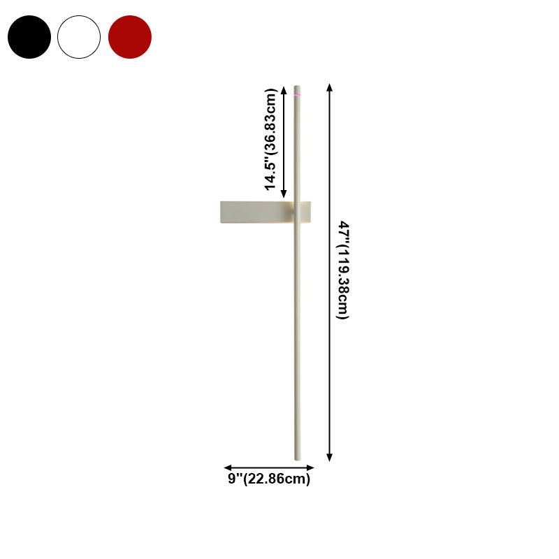 Nordic moderne Mall Mount Light salon simple LED Strip Shape Wall Lightture Mur