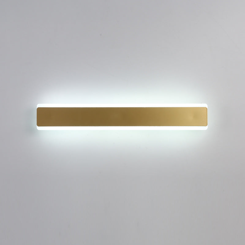 Nordische moderne Wandhalterung Leicht Wohnzimmer Einfaches LED Rechteck Wandlampenlampenvorrichtung