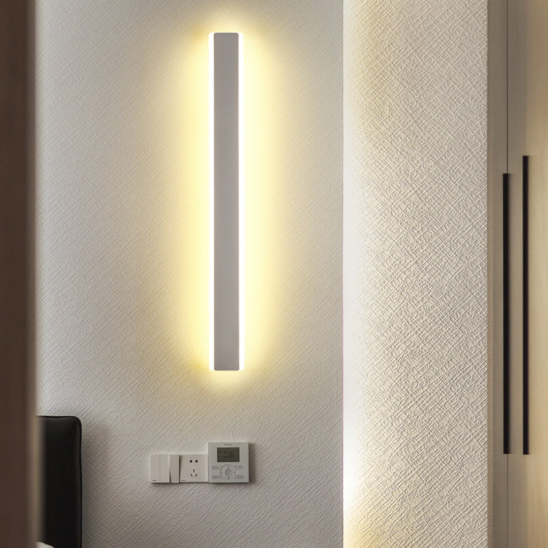 Nordische moderne Wandhalterung Leicht Wohnzimmer Einfaches LED Rechteck Wandlampenlampenvorrichtung