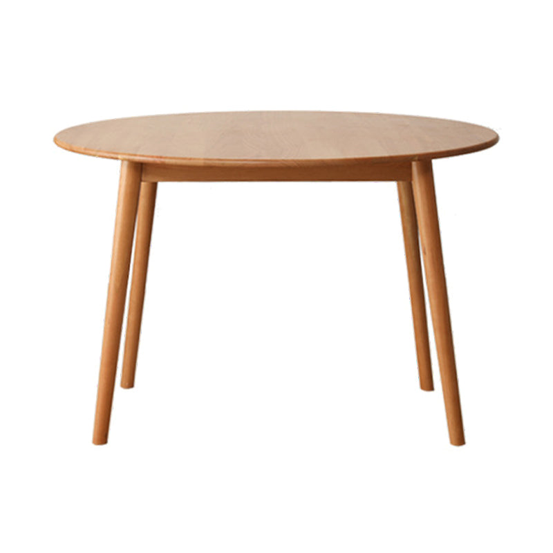 1/2/3/4 Pcs Wood Modern Dining Room Set with Round Table Dinette Set